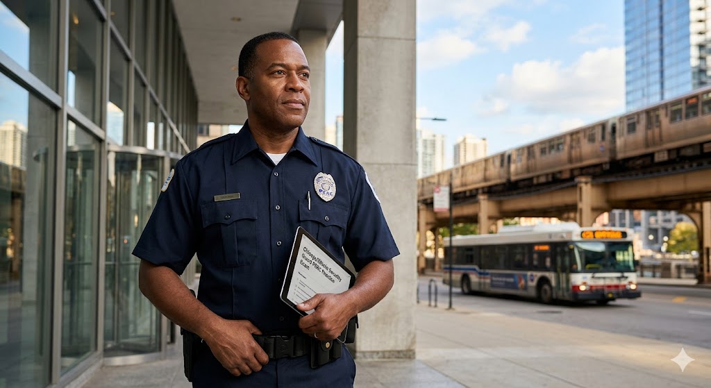 Chicago/Illinois Security Guard PERC Practice Exam Banner
