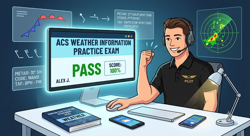 ACS Weather Information Practice Exam Banner