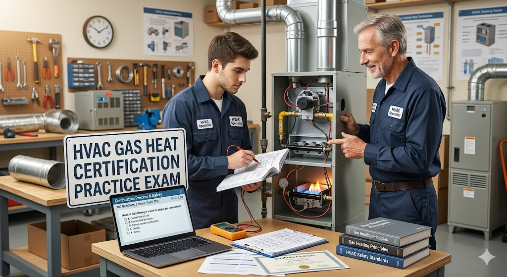 HVAC Gas Heat Certification Practice Exam Banner