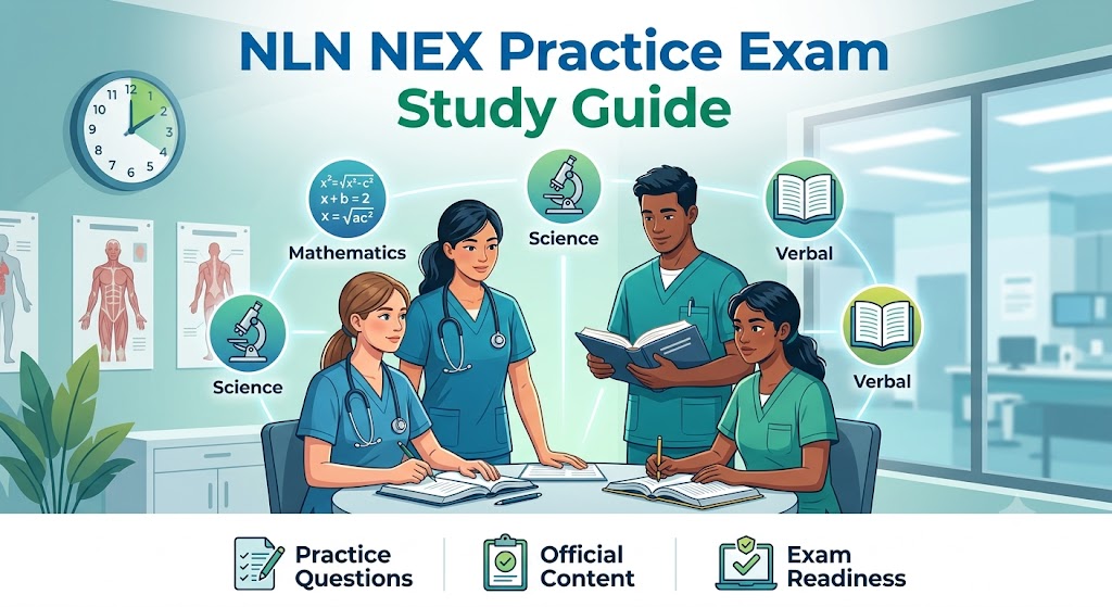 NLN NEX Practice Test 2026 Official Study Guide [PDF] Banner
