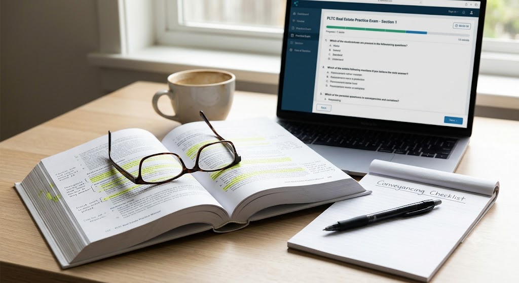 Professional Legal Training Course (PLTC) Real Estate Practice Exam Banner