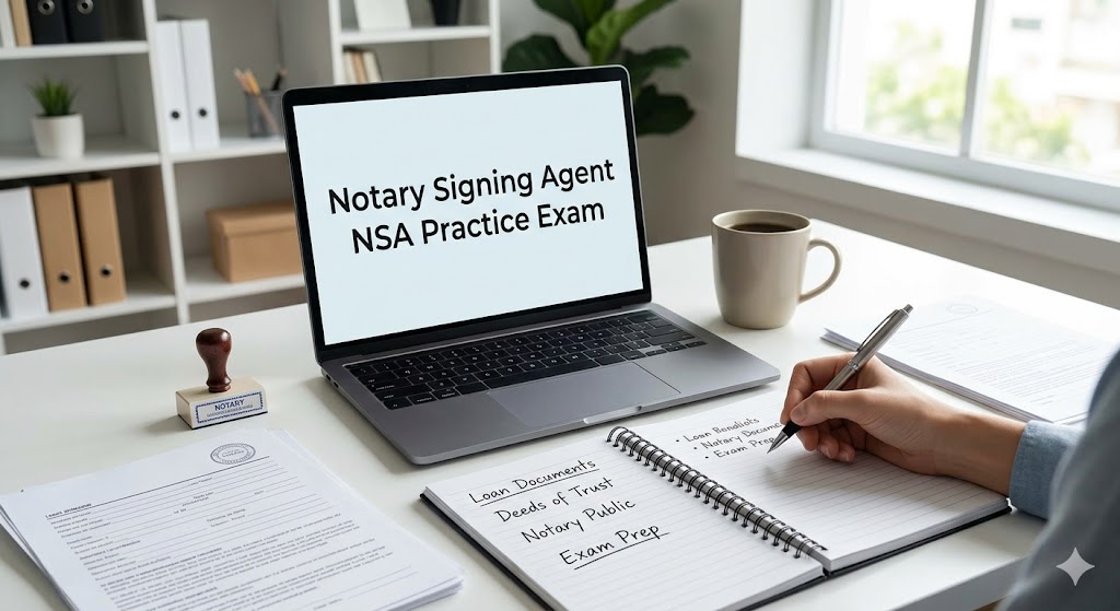 Notary Signing Agent NSA Practice Exam Banner
