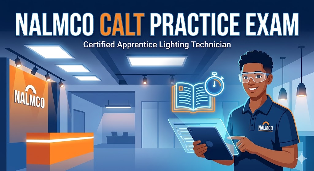 NALMCO Certified Apprentice Lighting Technician Banner