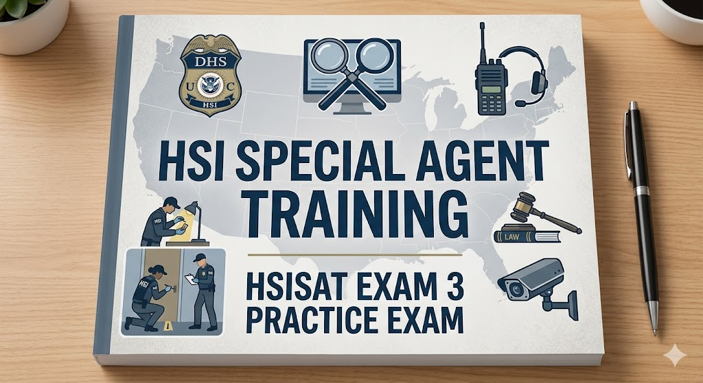 HSI Special Agent Training (HSISAT) Exam 3 Practice Banner