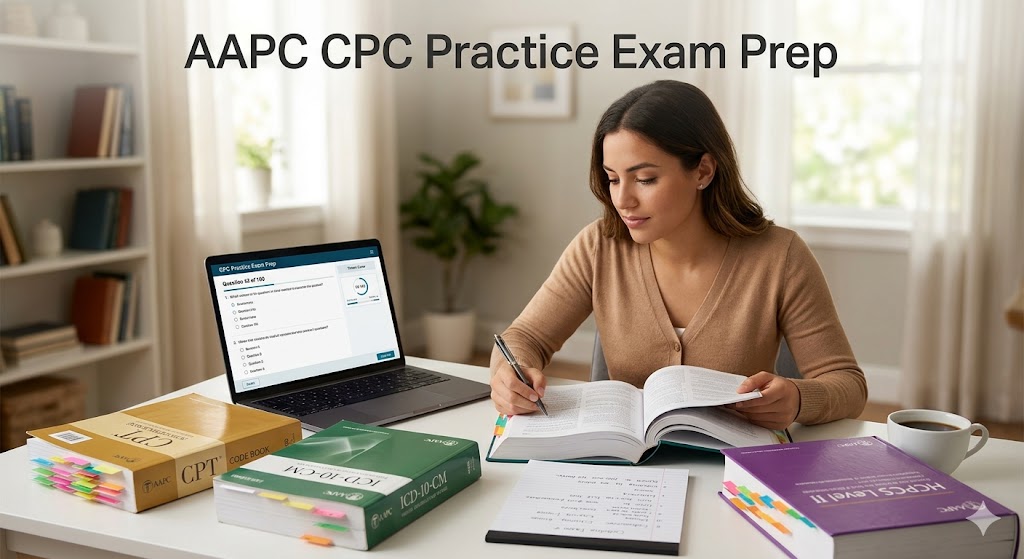 AAPC CPC Practice Exam Prep Banner