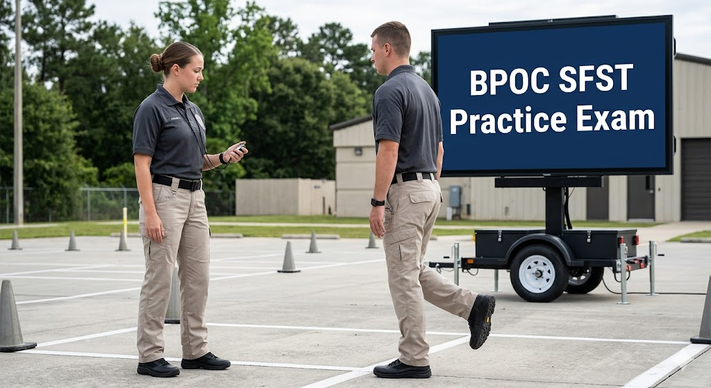 BPOC Standardized Field Sobriety Tests (SFST) Practice Test Banner
