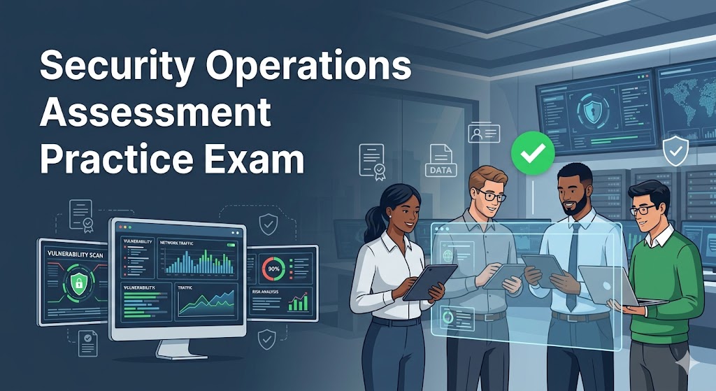 Domain 4.0 Security Operations Assessment Practice Test Banner