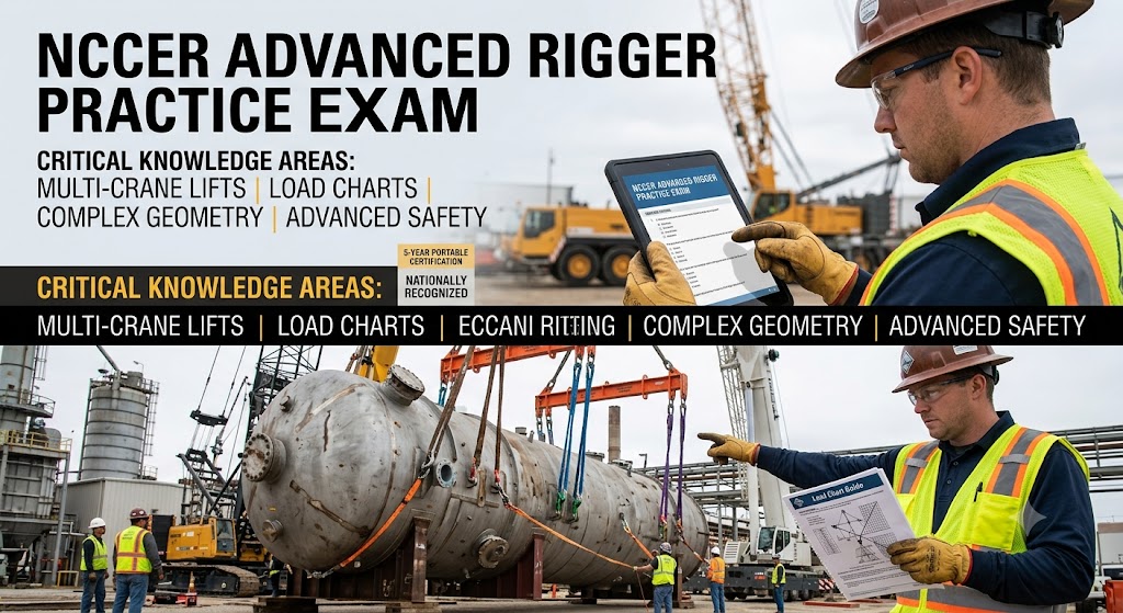 NCCER Advanced Rigger Practice Exam Banner
