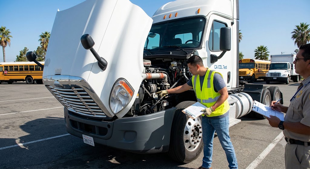 California CDL Pre-Trip Practice Test Banner