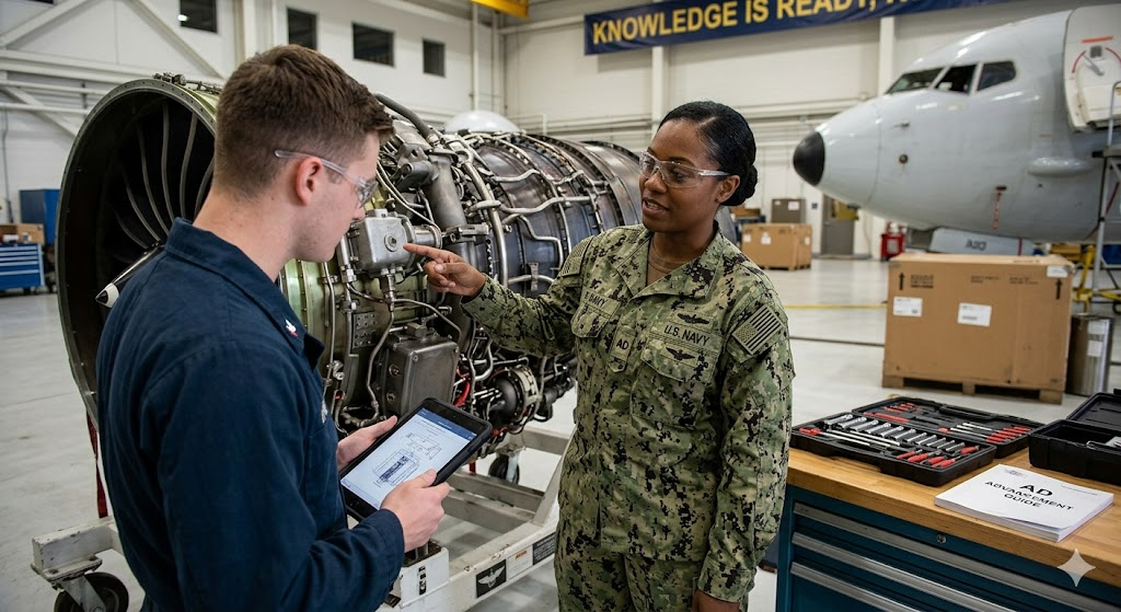 Aviation Machinist’s Mate (AD) Advancement Practice Exam Banner