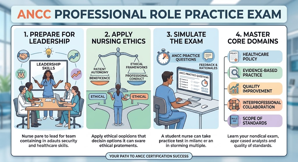 ANCC Professional Role Practice Test Banner