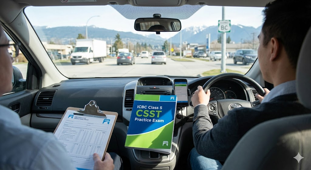 ICBC Class 5 Commercial Special Status Test (CSST) Practice Test Banner