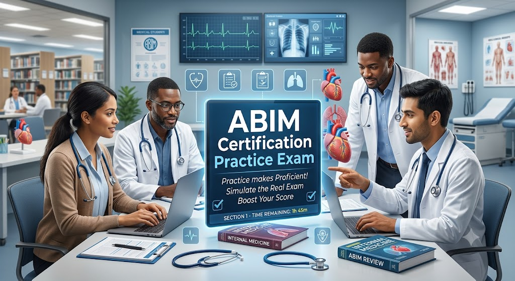 American Board of Internal Medicine (ABIM) Certification Practice Exam Banner