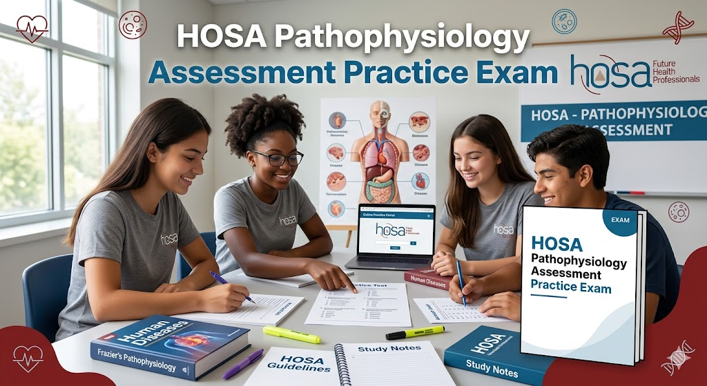 HOSA Pathophysiology Assessment Practice Test Banner