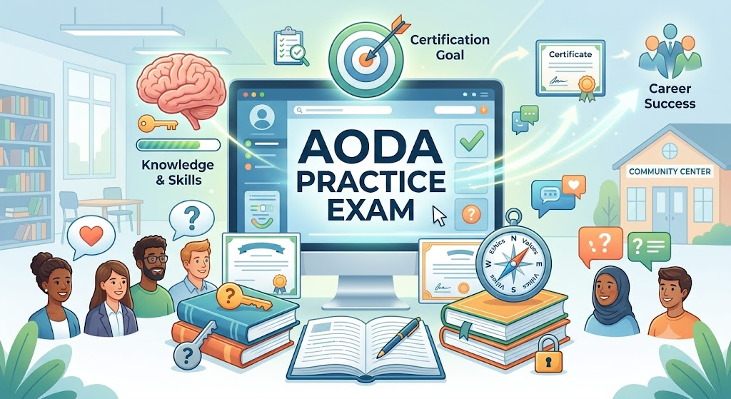 Alcohol and Other Drug Abuse (AODA) Practice Exam Banner