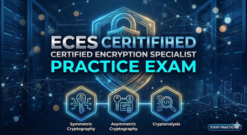 ECES Certified Encryption Specialist Practice Exam Banner