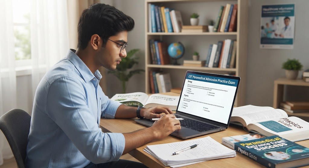 CET Paramedical Admission Practice Banner