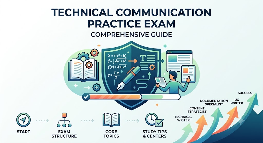 Technical Communication Practice Exam Banner