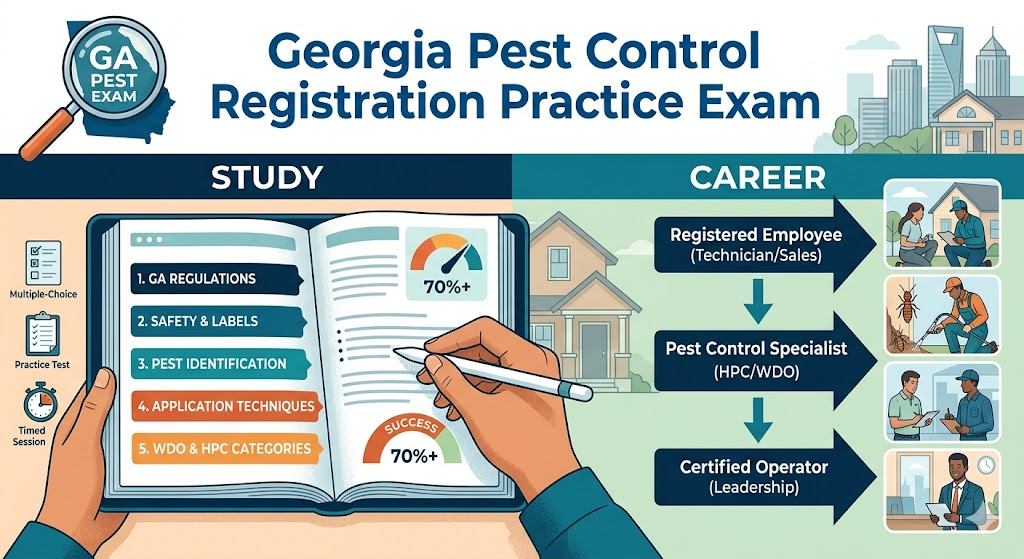 Georgia Pest Control Registration Practice Exam Banner