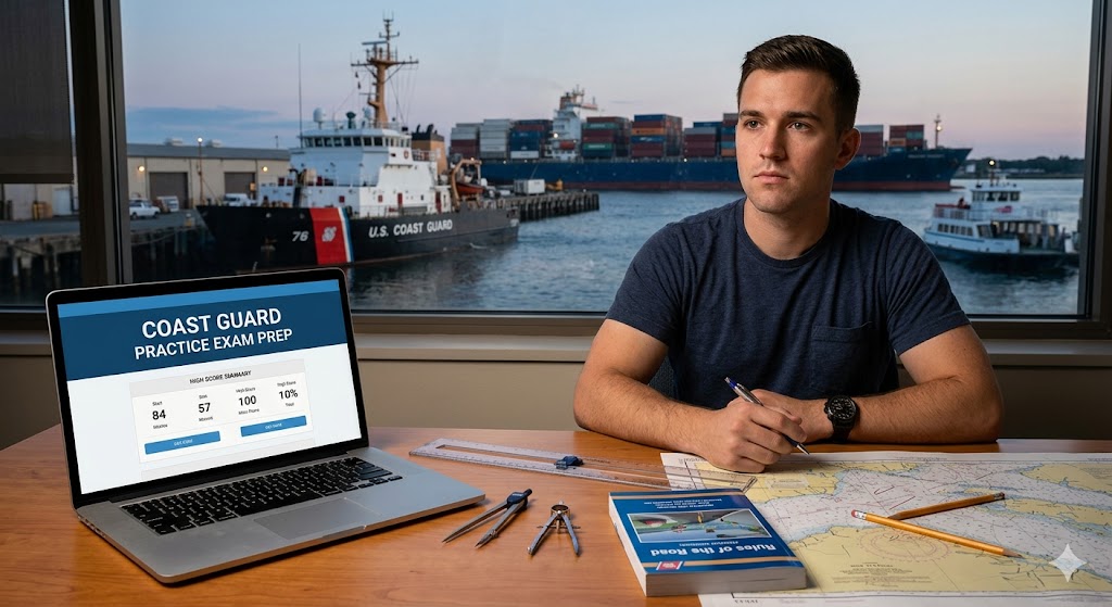 Coast Guard Practice Exam Banner