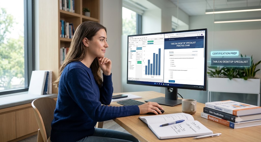 Tableau Desktop Specialist Practice Exam Banner