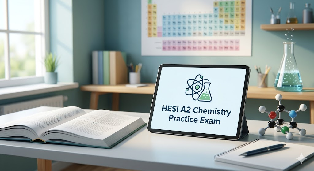 HESI A2 Chemistry Practice Test Banner