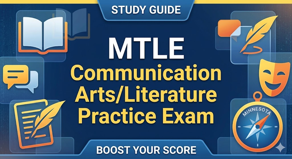 MTLE Communication Arts/Literature Practice Test Banner