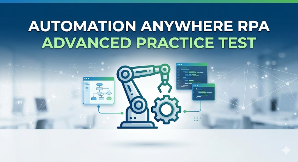 Automation Anywhere RPA Advanced Practice Test Banner