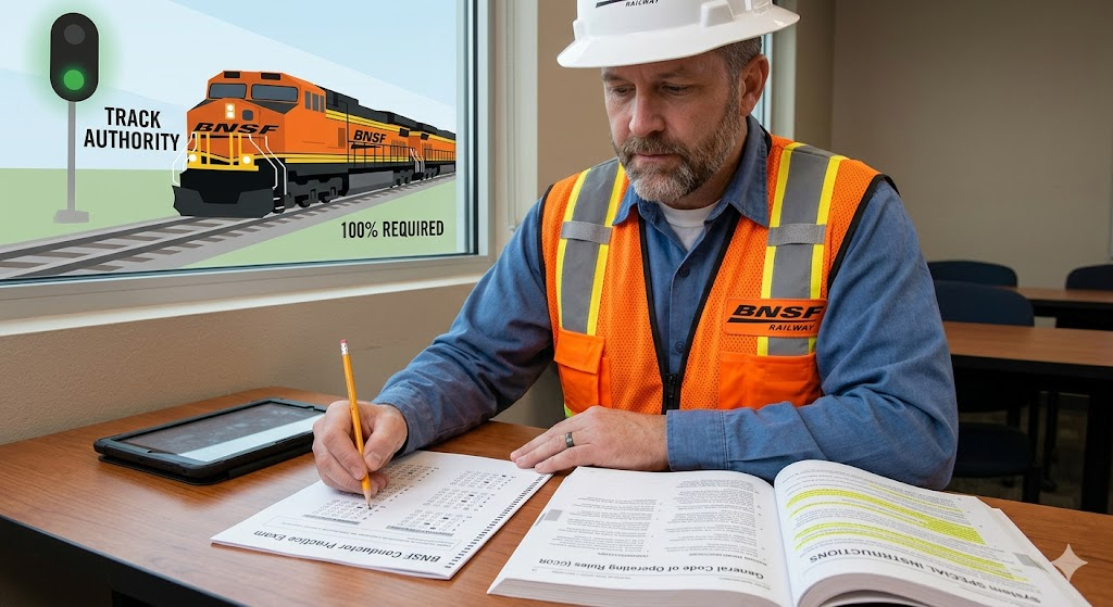 BNSF Conductor Practice Exam Banner