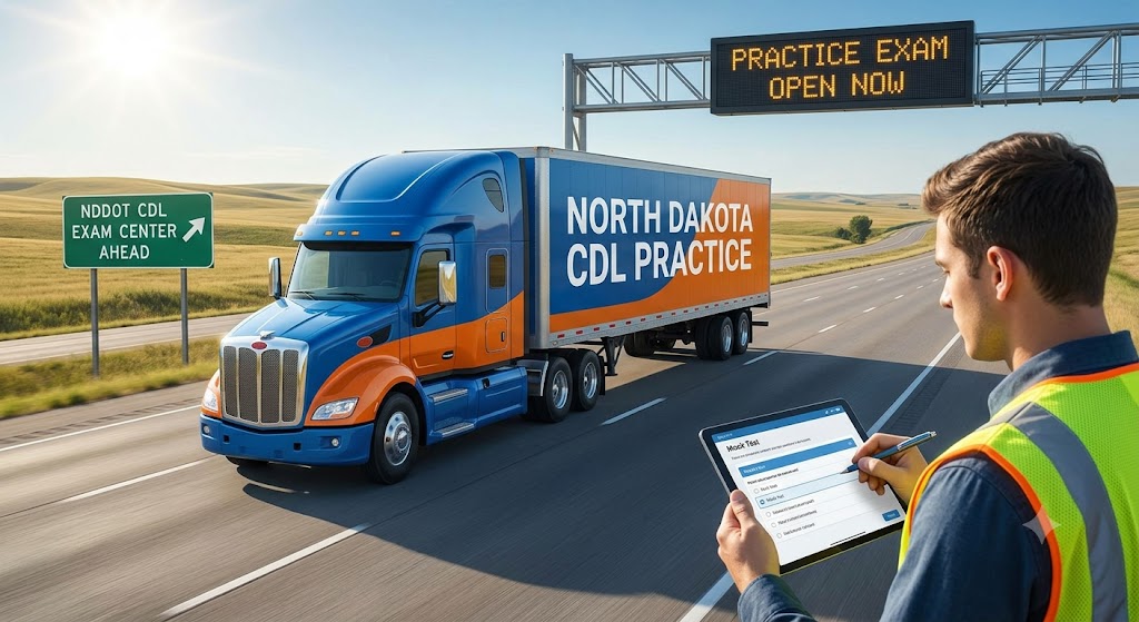 North Dakota CDL Practice Test Banner