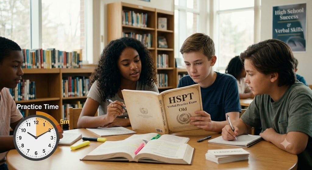 HSPT Verbal Skills Practice Test  OLD Banner