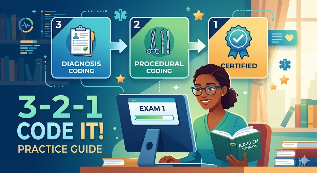 3-2-1 Code It! Exam 1 Practice Guide Banner