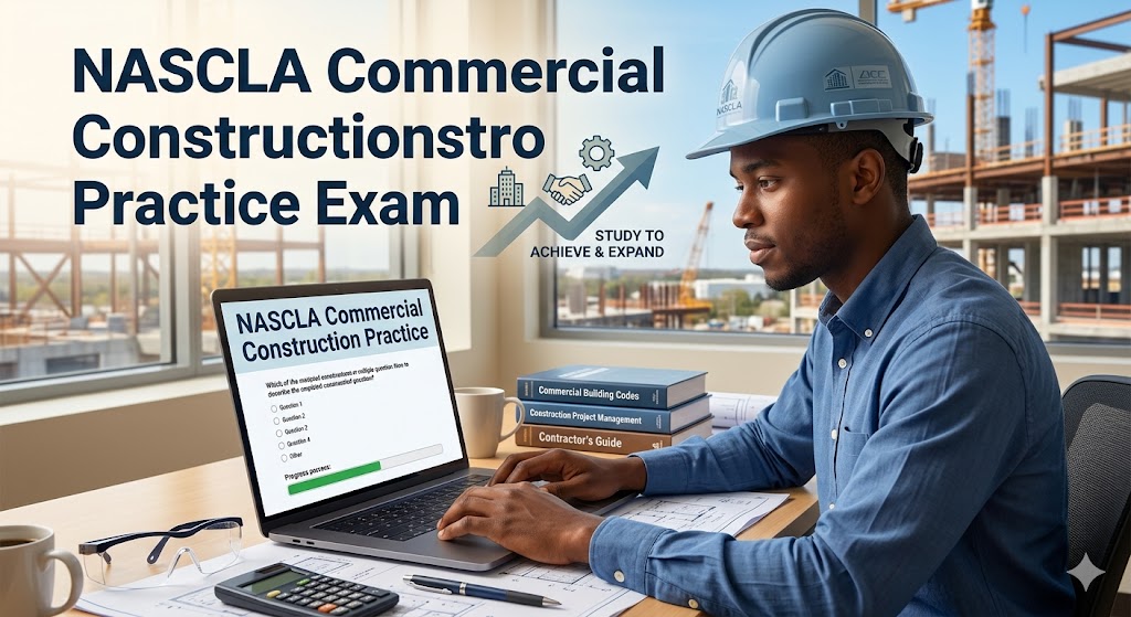 NASCLA Commercial Construction Practice Exam Banner