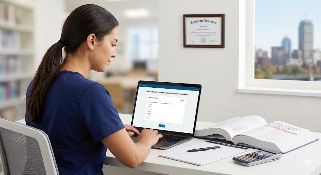 Massachusetts Pharmacy Technician License Practice Test Banner