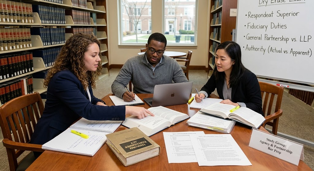 Agency and Partnership Bar Practice Exam Banner