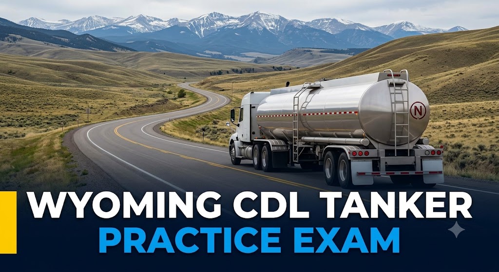 Wyoming CDL Tanker Practice Test 4 Banner