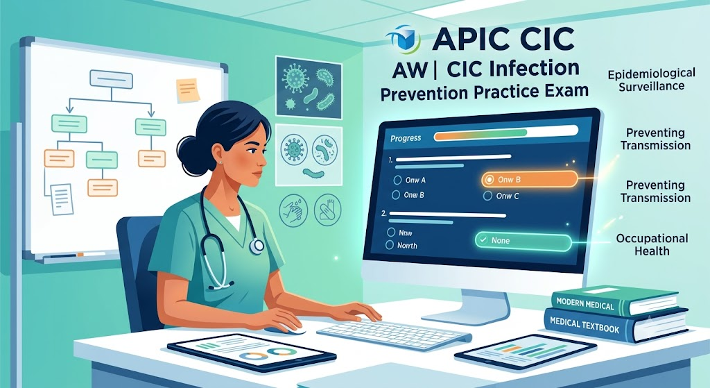 APIC Training Certification in Infection Prevention and Control (CIC) Practice Test Banner