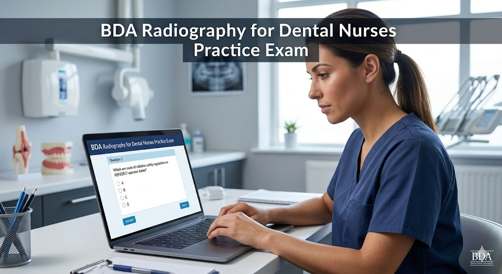 BDA Radiography for Dental Nurses Practice Test Banner