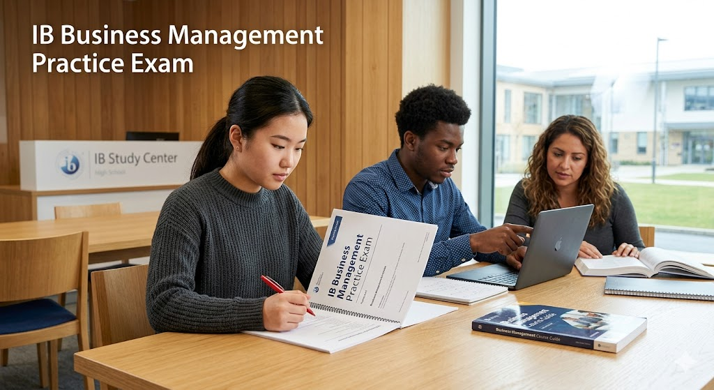 IB Business Management Practice Exam Banner