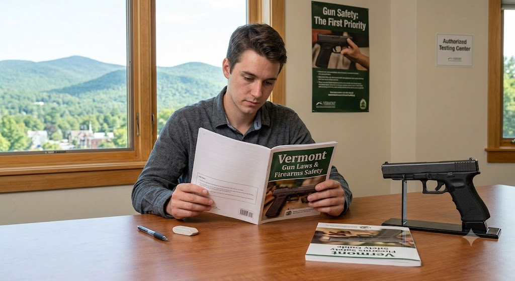 Vermont Gun Laws & Firearms Safety Practice Exam Banner