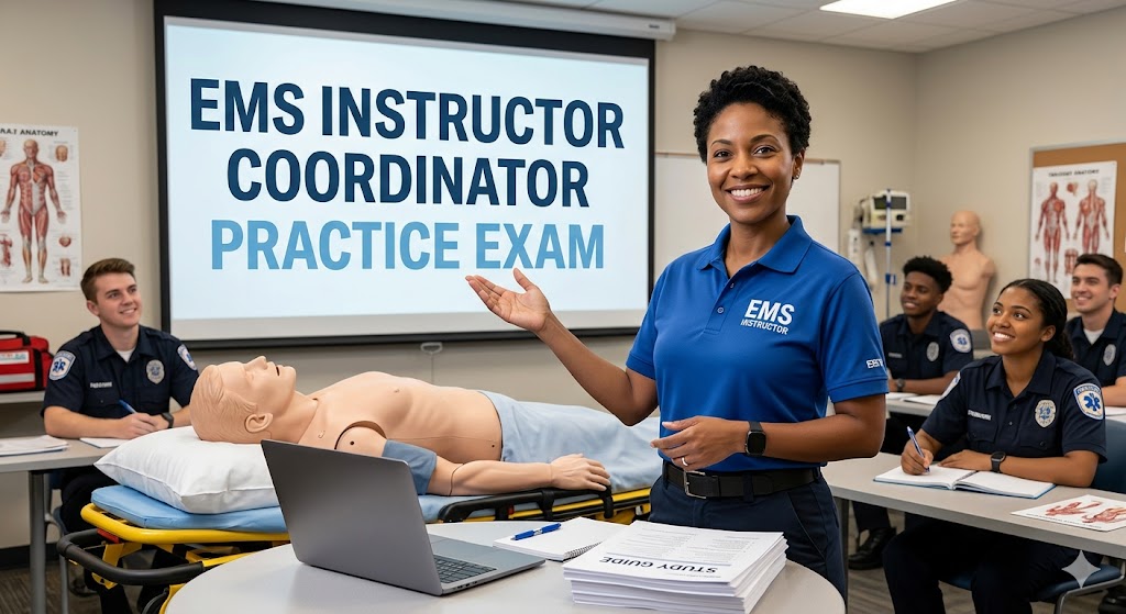 EMS Instructor/Coordinator Certification Practice Exam Banner