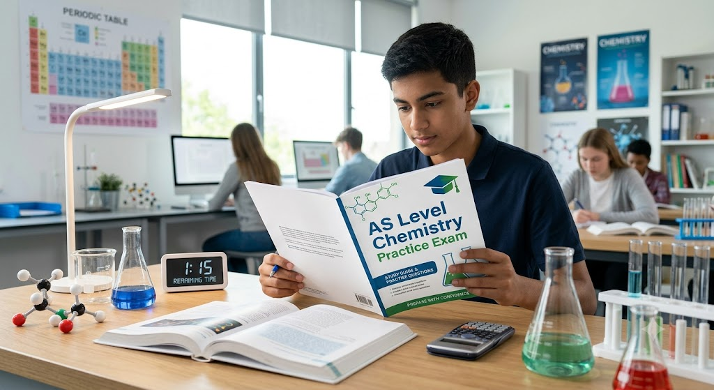 AS Level Chemistry Practice Exam Banner