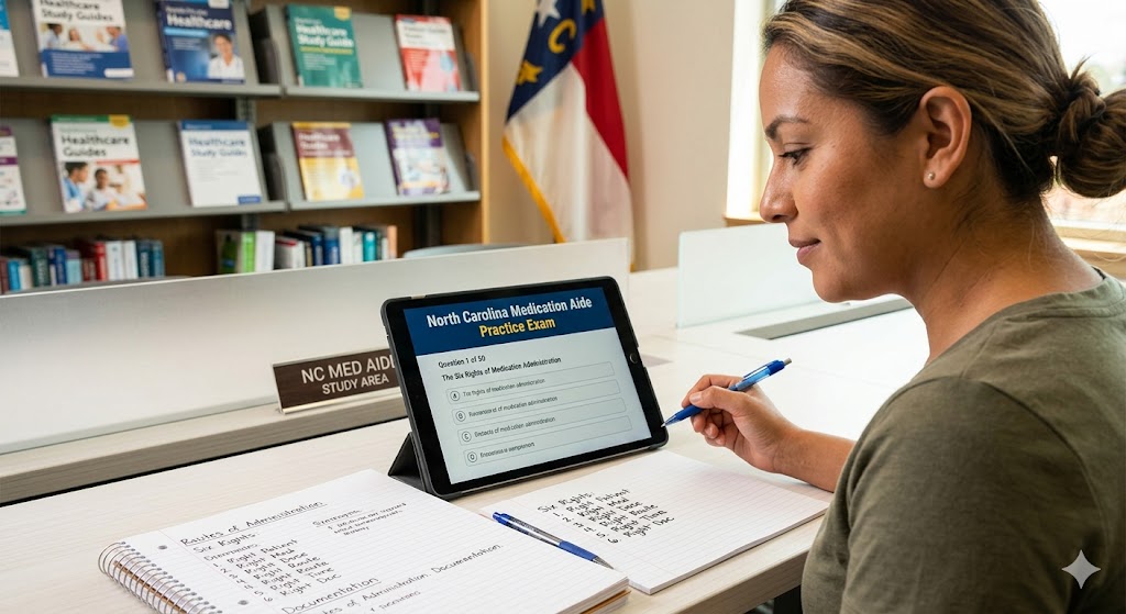 North Carolina Medication Aide Practice Exam Banner