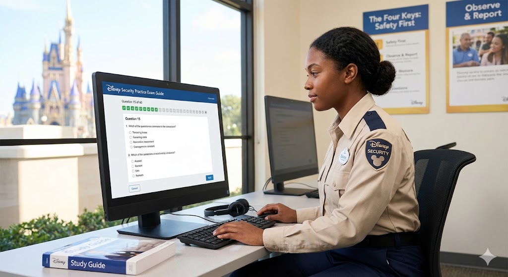 Disney Security Practice Test Banner