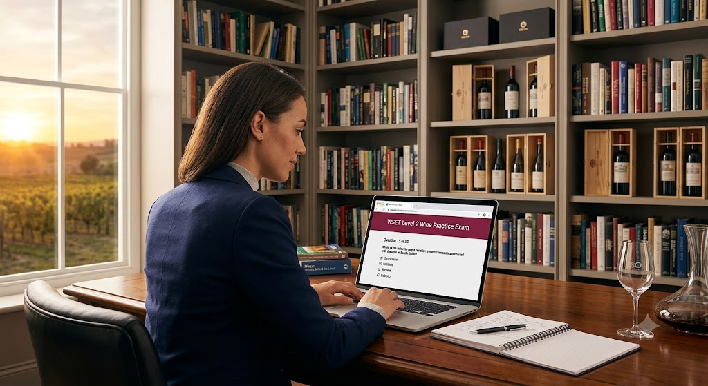 Wine & Spirit Education Trust (WSET) Level 2 Award in Wine Practice Exam Banner