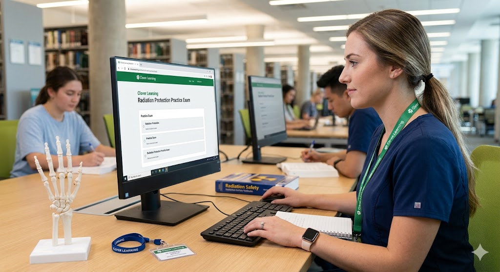 Clover Learning Radiation Protection Practice Test Banner
