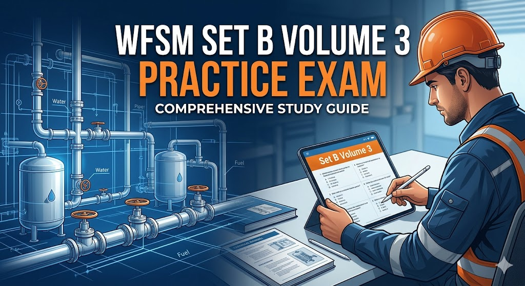 Water and Fuel Systems Maintenance (WFSM) Set B Volume 3 Practice Test Banner