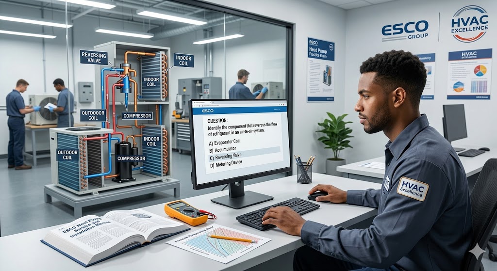 ESCO Heat Pump Practice Test Banner