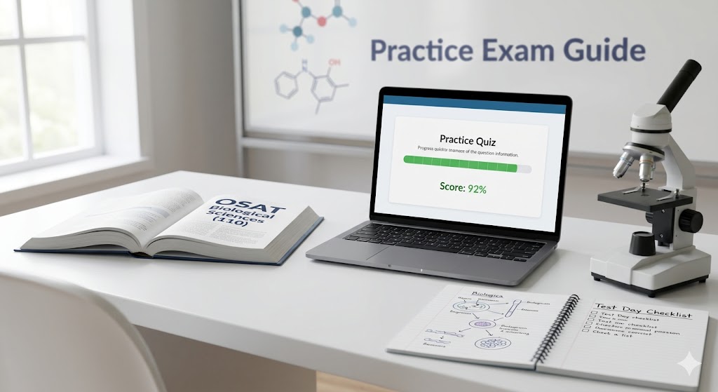OSAT Biological Sciences (110) Practice Exam Guide Banner