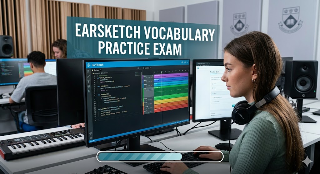 EarSketch Vocabulary Practice Test Banner